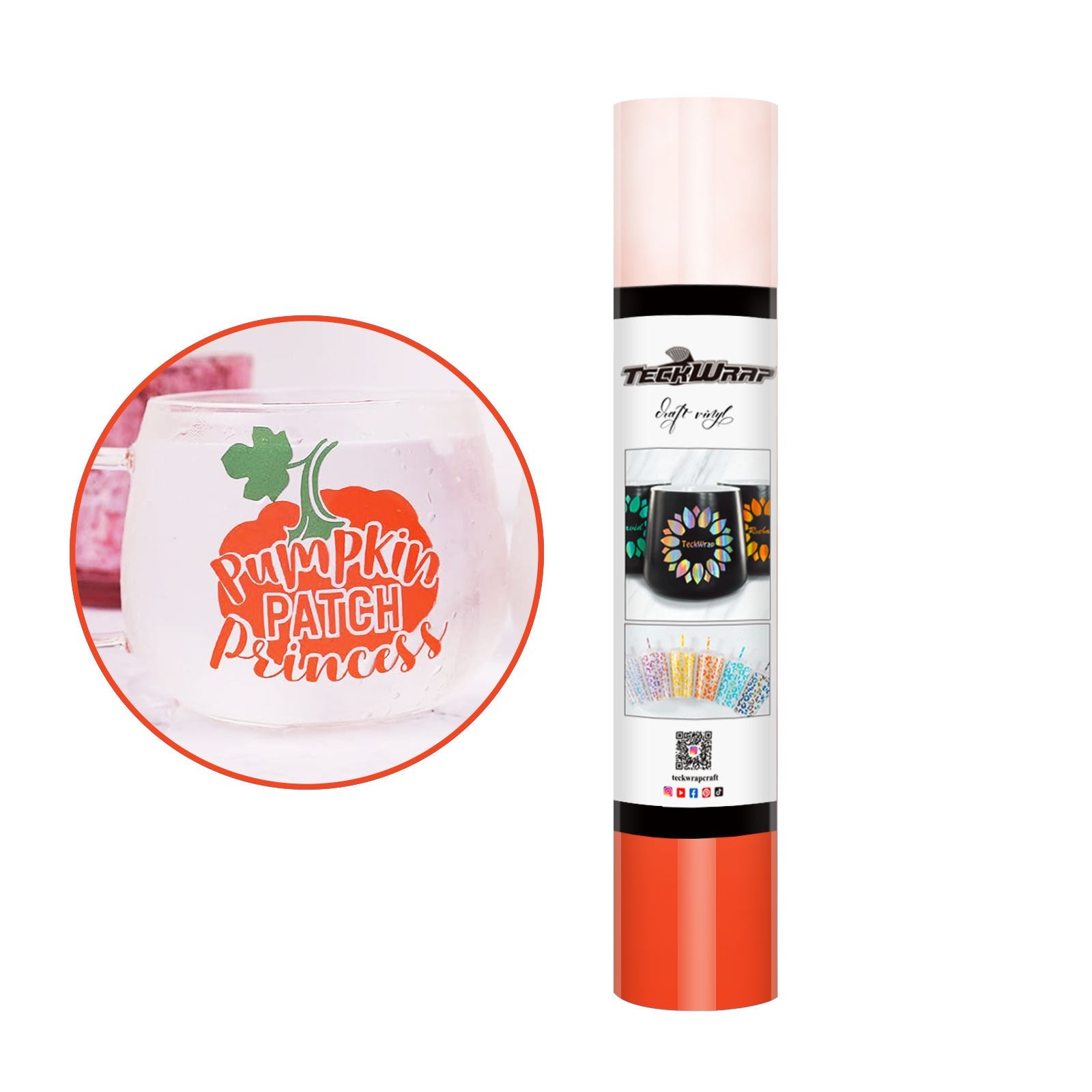 Teckwrap Clear Orange Colour Changing Vinyl 