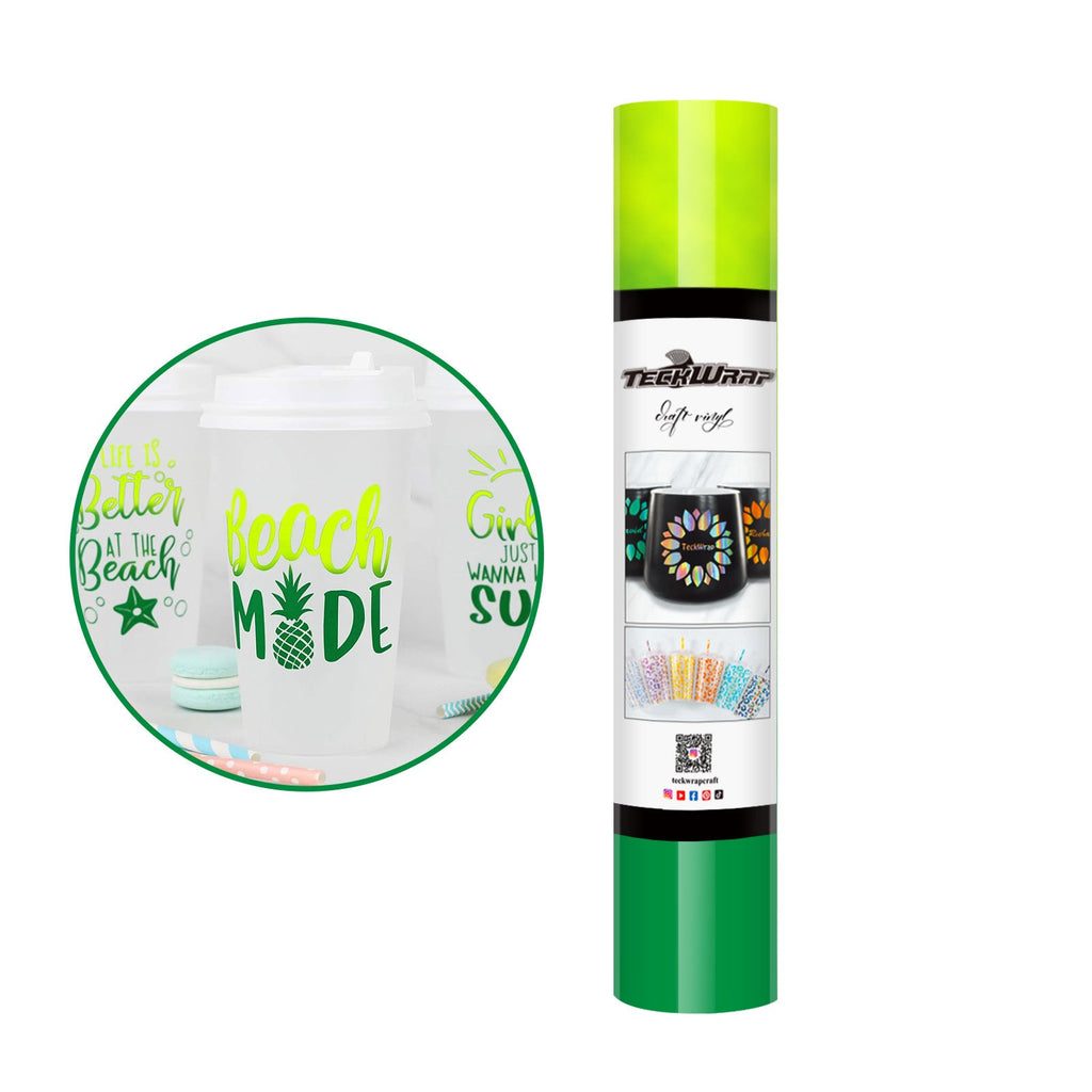  Teckwrap Neon Yellow Green Colour Changing Vinyl 