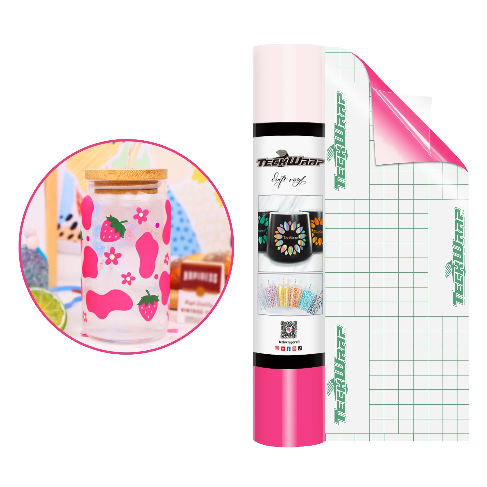 Teckwrap Pink Colour Changing Vinyl 