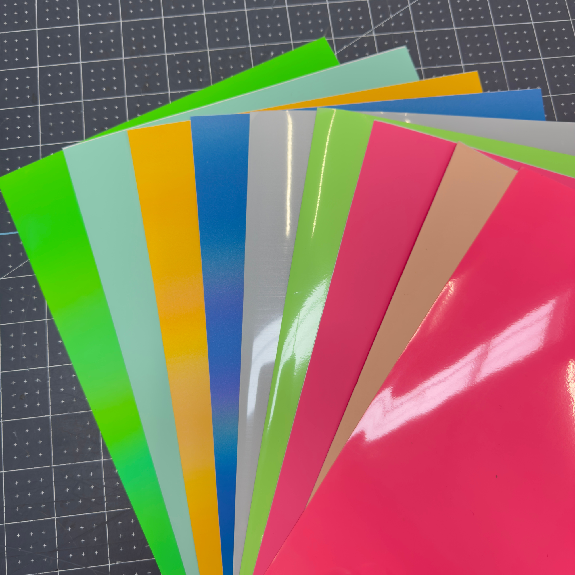 Teckwrap Sheet bundle - Glow In the Dark & Reflective ( 9sheets)