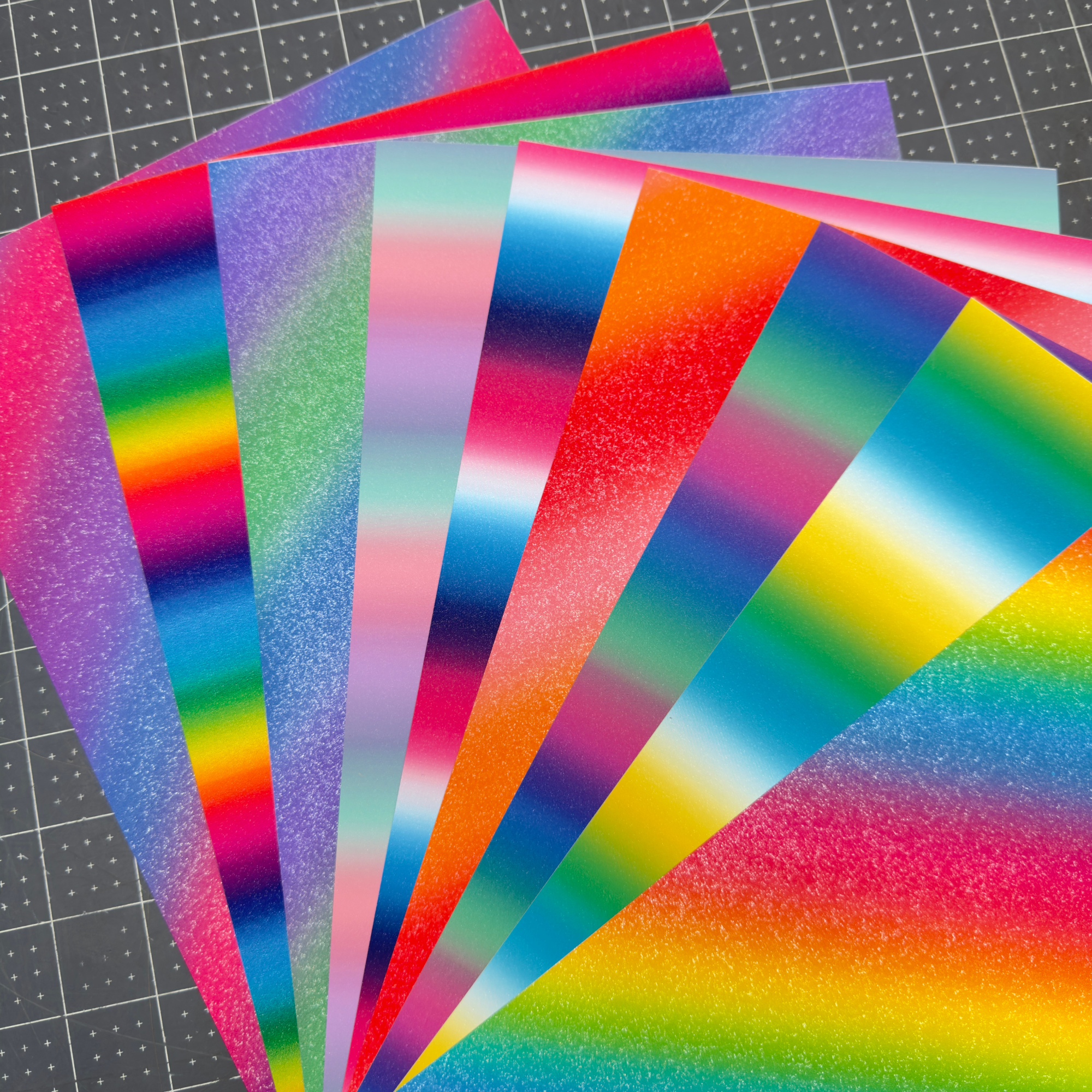 Teckwrap Sheet bundle -Rainbow ( 9sheets)