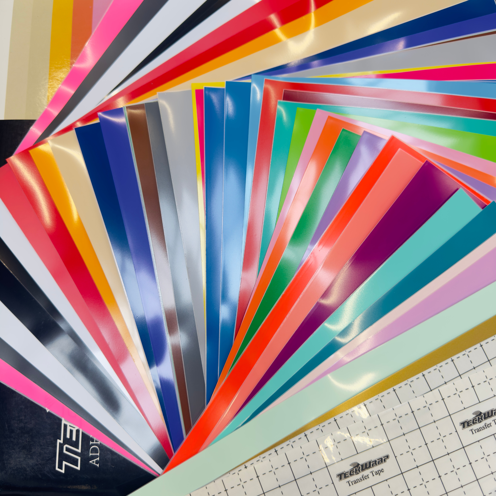 Teckwrap Sheet Pack - Solid colour ( 40 sheets)