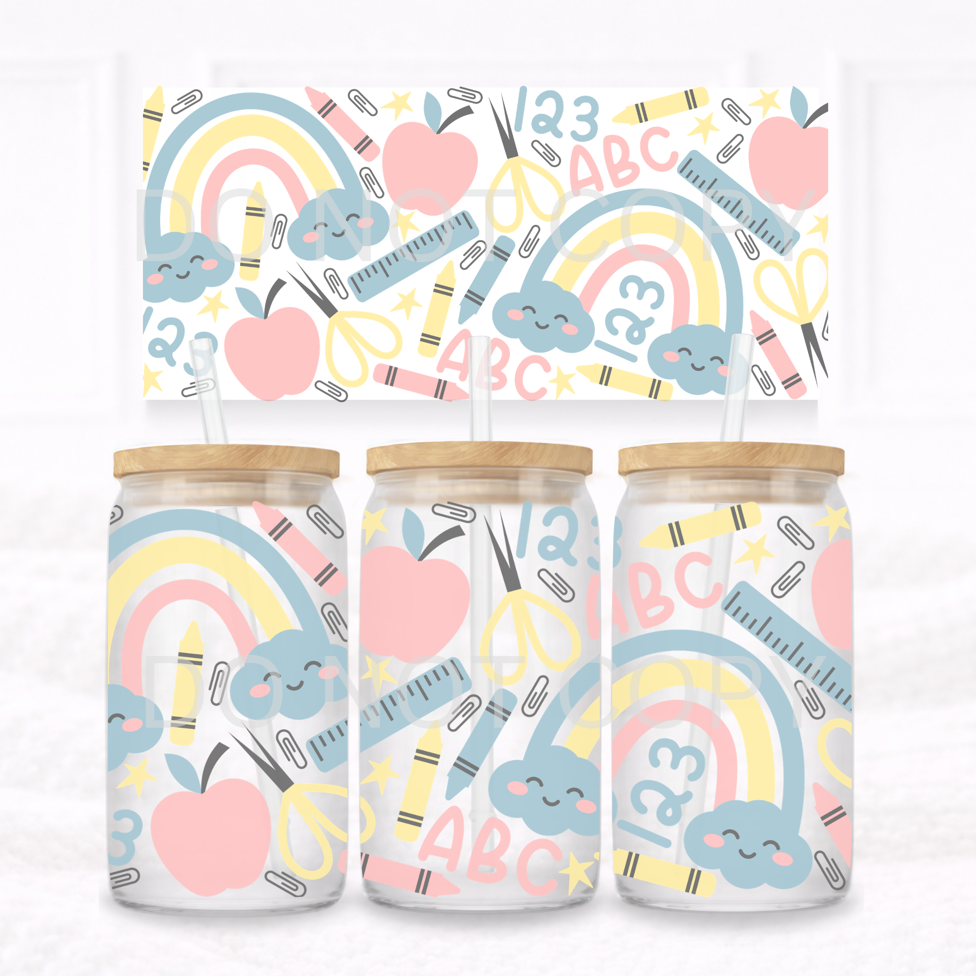 UVDTF - Can glass wrap ABC
