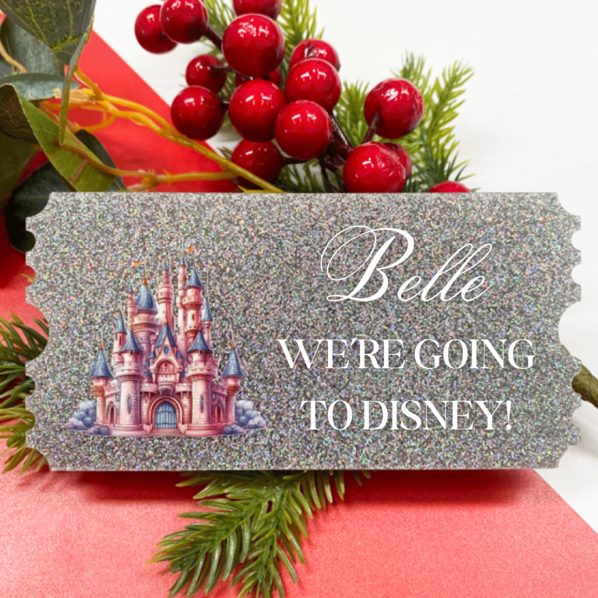 Ticket Decal -  Castle (set of  4)