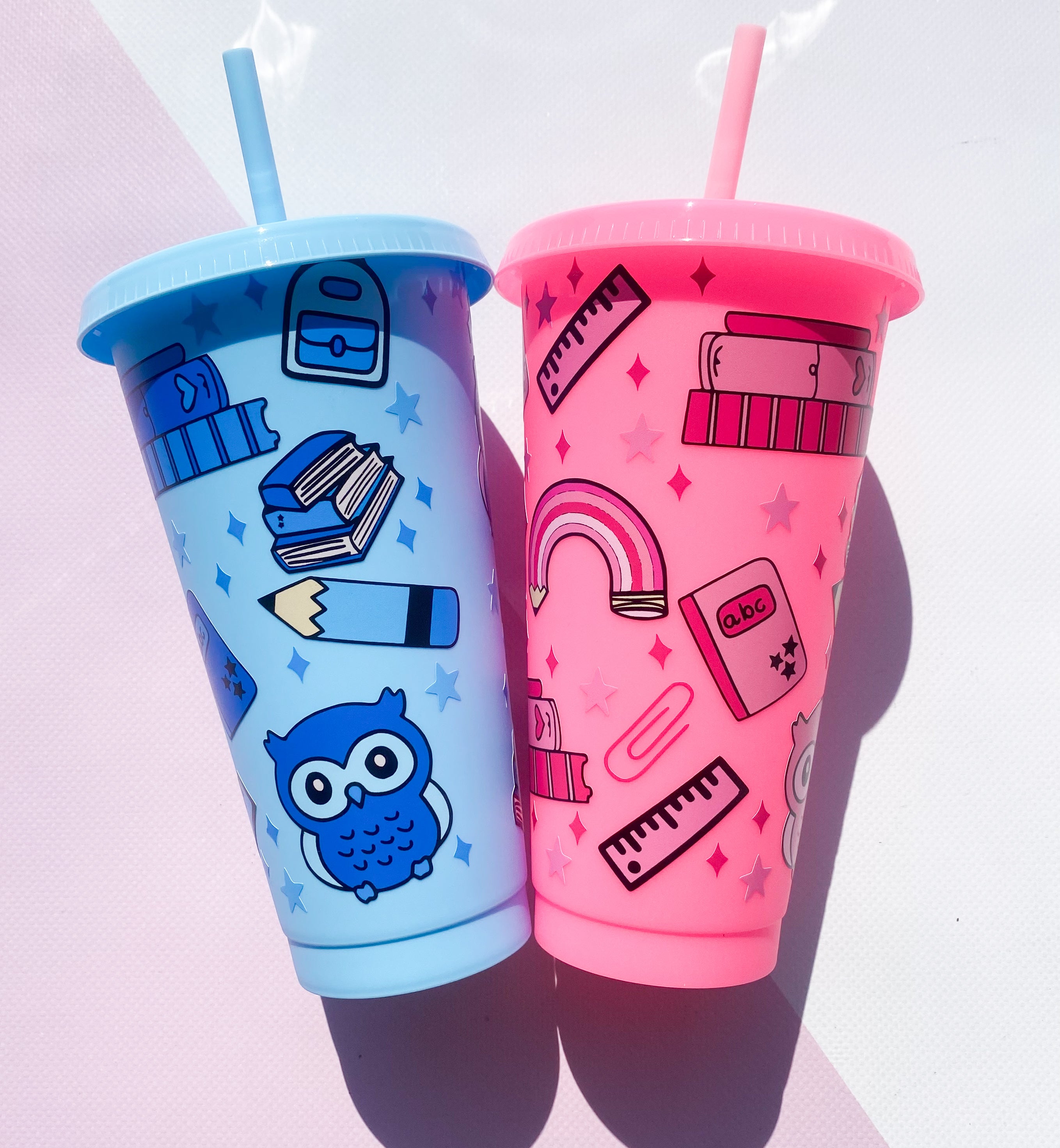 Teacher Owl 24oz Coldcup Wrap