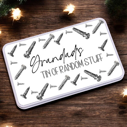 Tin Decal - Grandads Tin