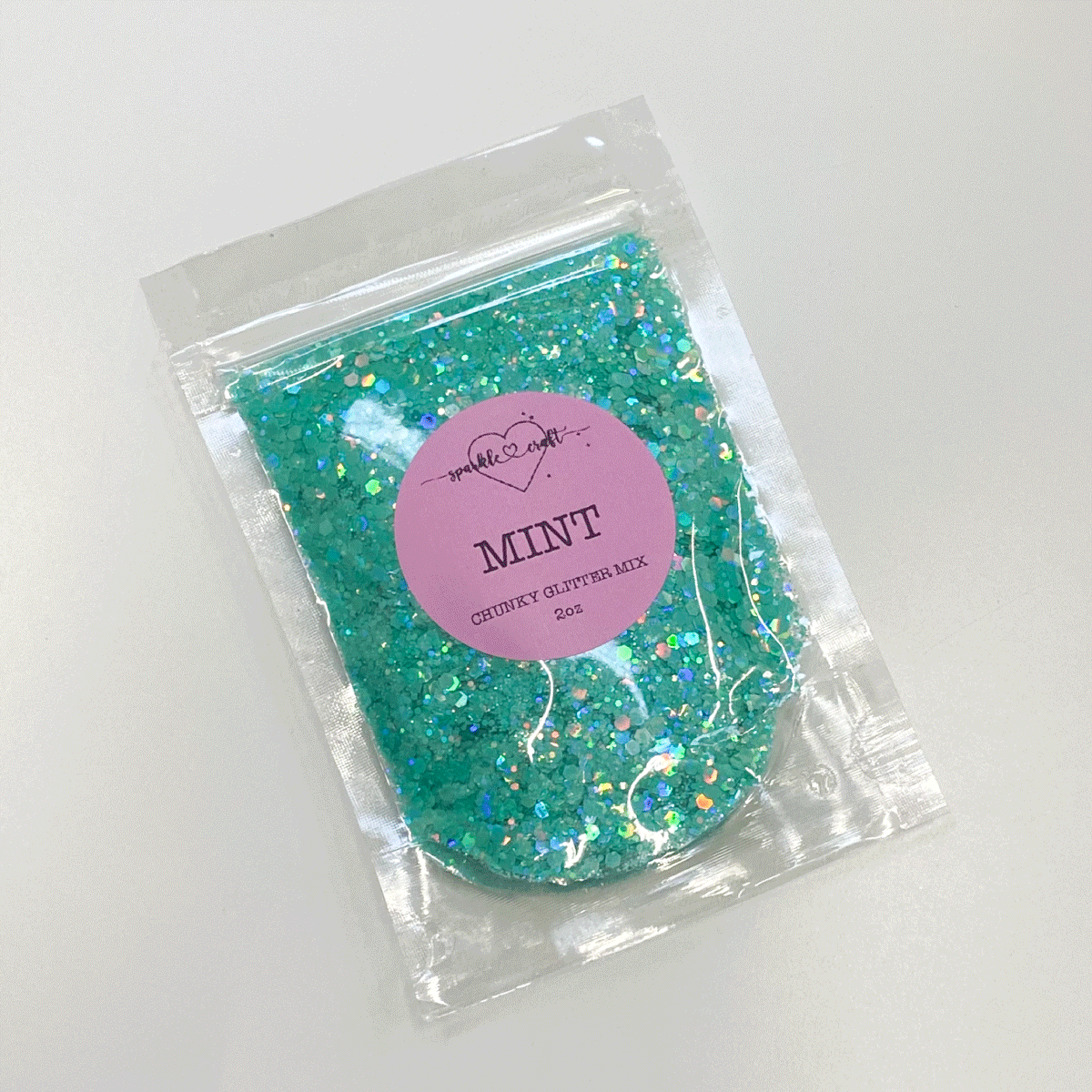 Mint - Chunky Glitter Mix