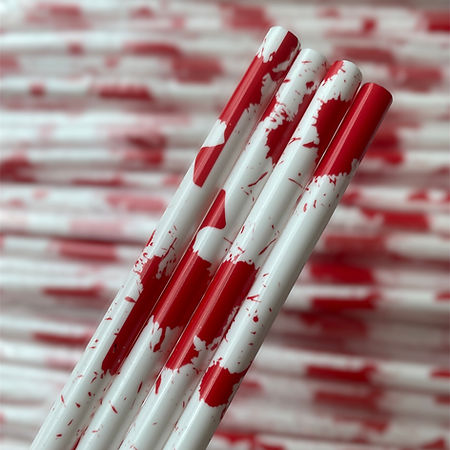 White Blood Straw