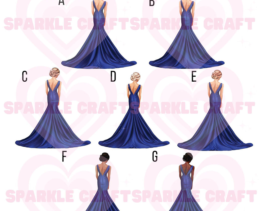 LARGE Prom Decal - Royal Blue