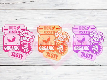 Fresh Fruit Sticker Decals