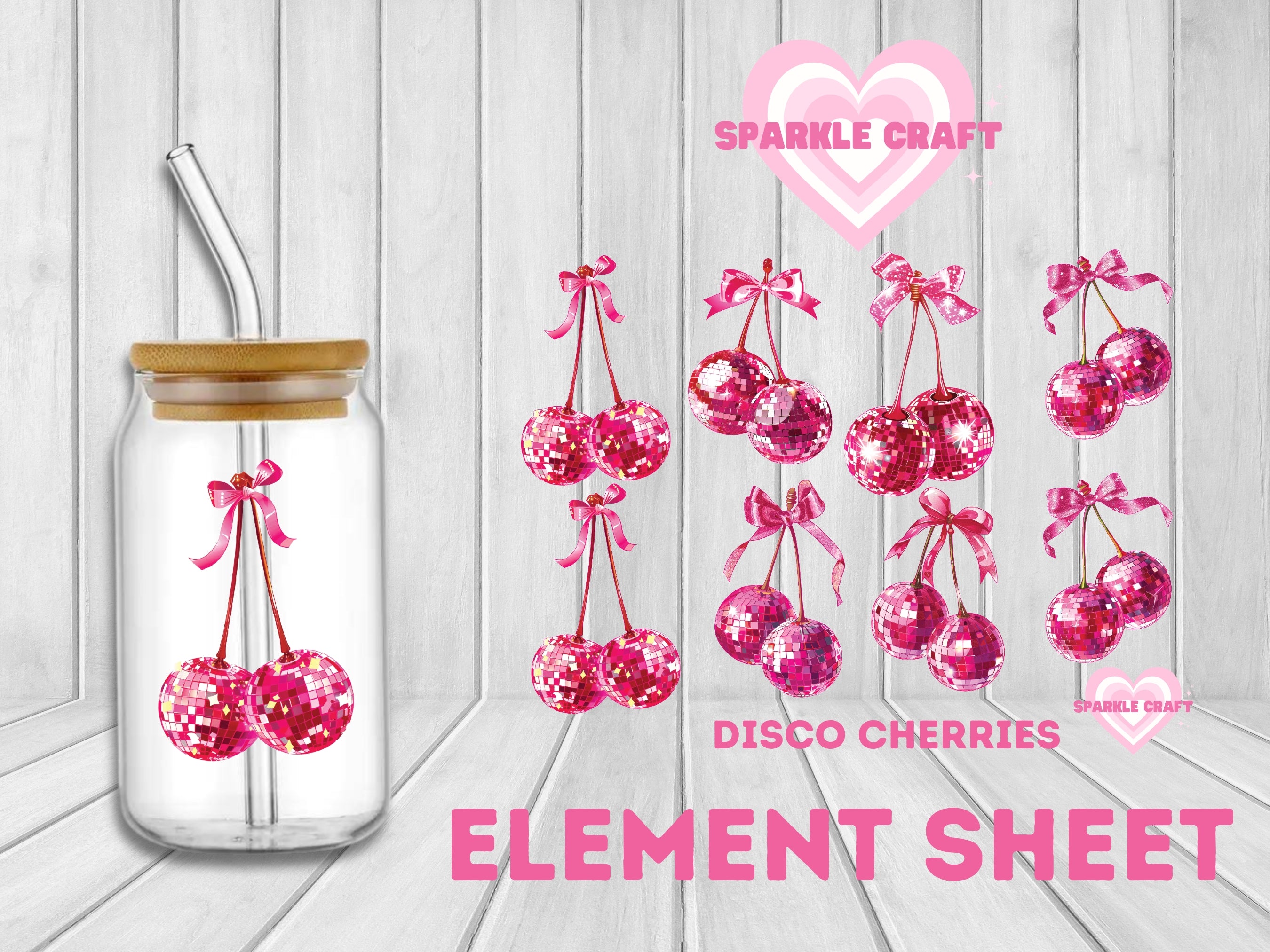 Disco Cherries Element Sheet