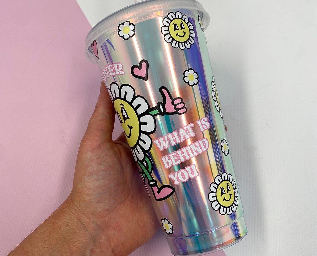 Don't Trip on Whats Behind You - 24oz Coldcup Wrap