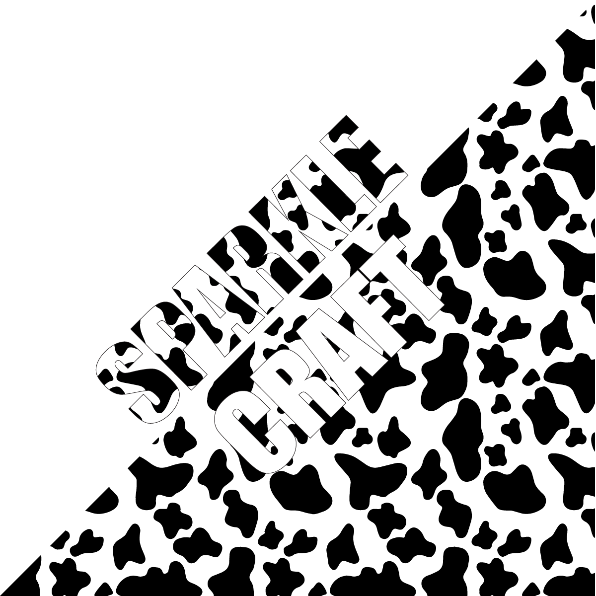 Black Cow Pattern Vinyl