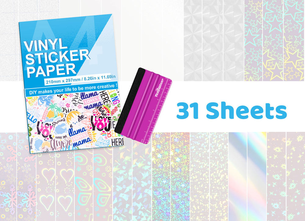 Printable Sticker - Laminate Pack 31pcs