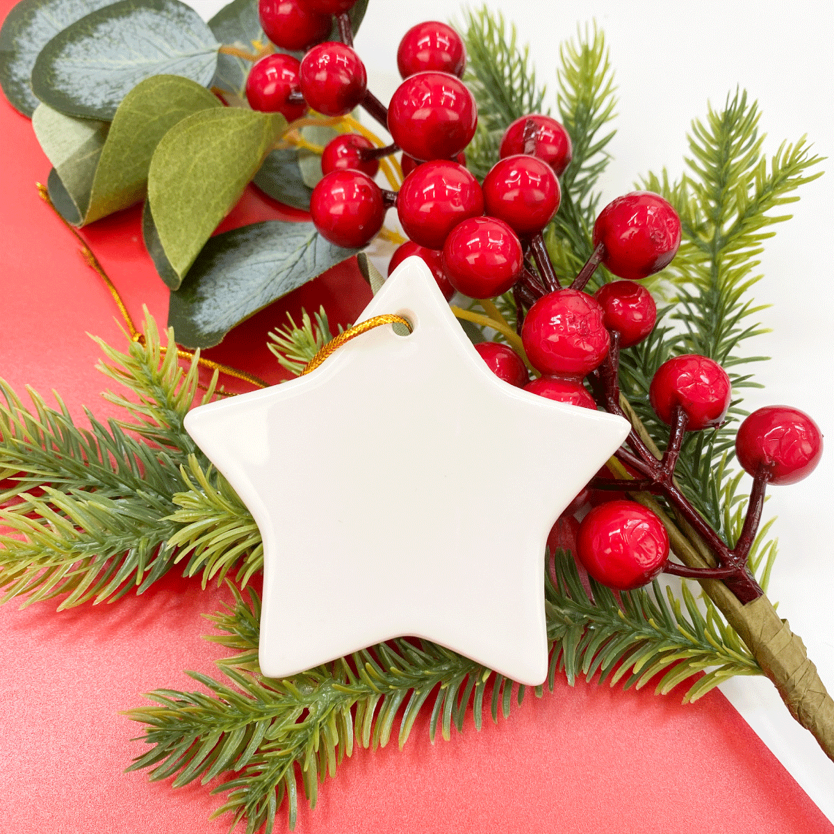 3" Ceramic Decoration - Star