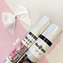 Satin Bow - White