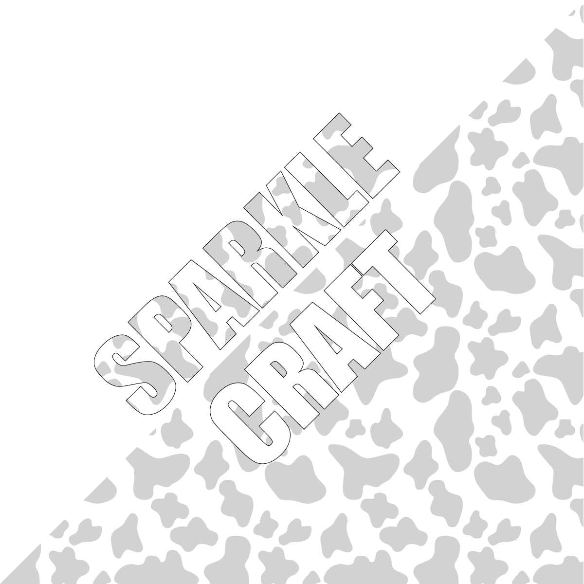 Grey Cow Pattern Vinyl