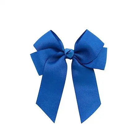 Royal Blue - Hair Bow Clips 4inches