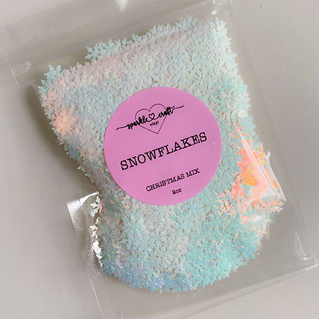 Snowflakes  - Chunky Glitter Shapes