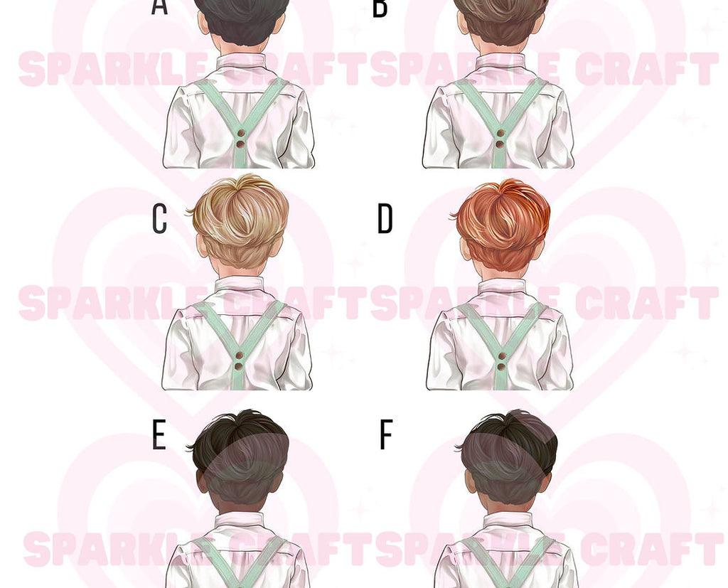 LARGE Mint Braces - Page Boy Decal