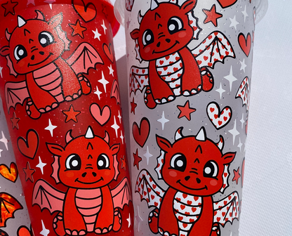 Red Dragons 24oz Coldcup Wrap