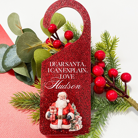 Christmas Decals - Santa & Tree (set of 4)