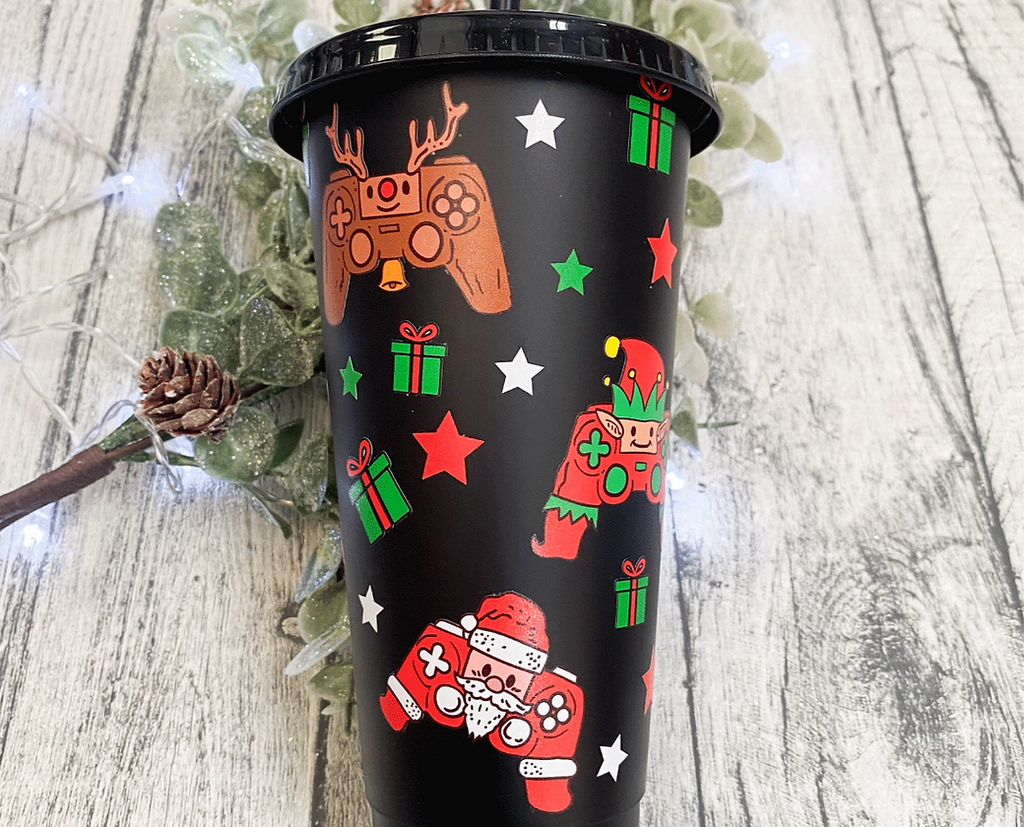 Christmas Gaming Coldcup Wrap