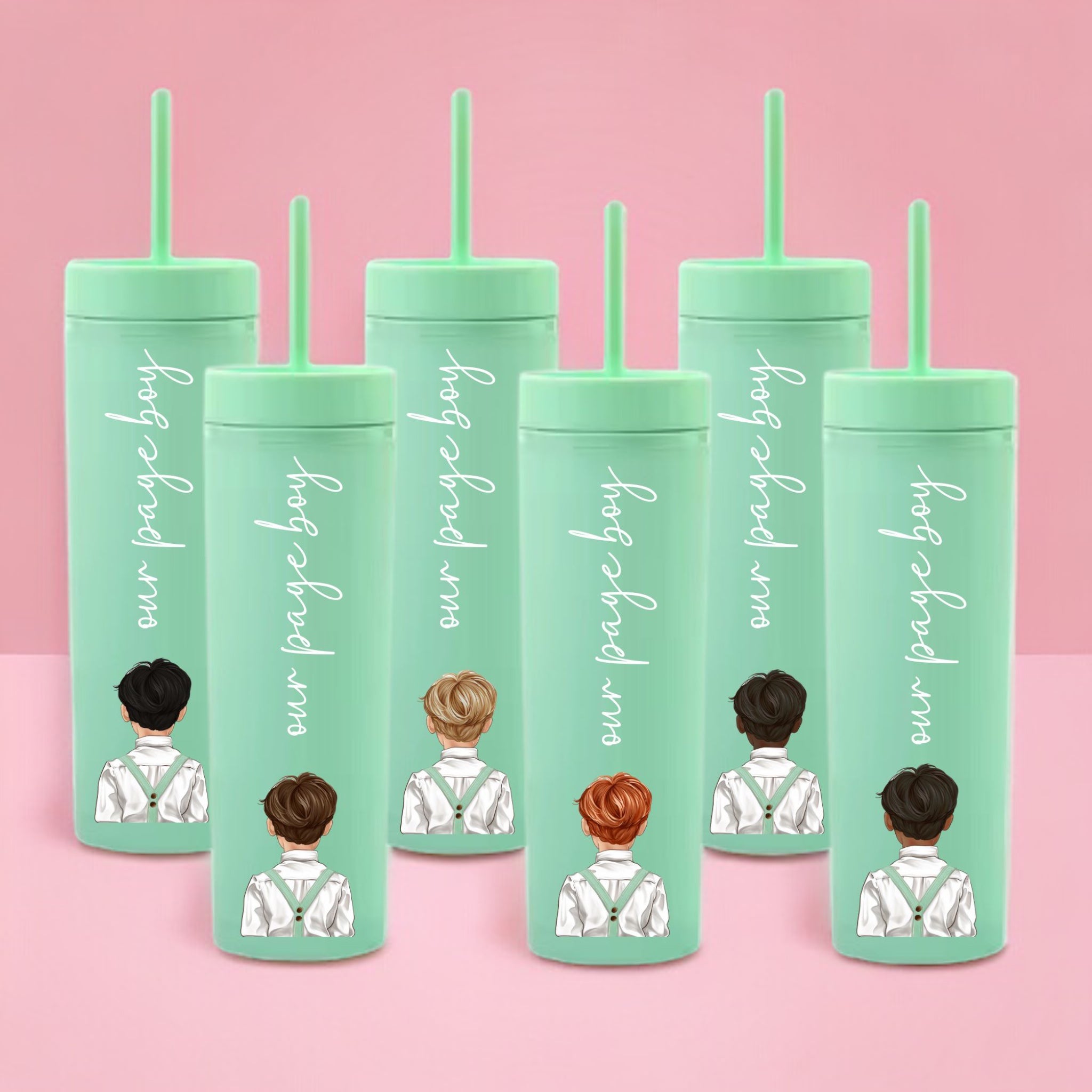 Mint Braces - Page Boy Decal