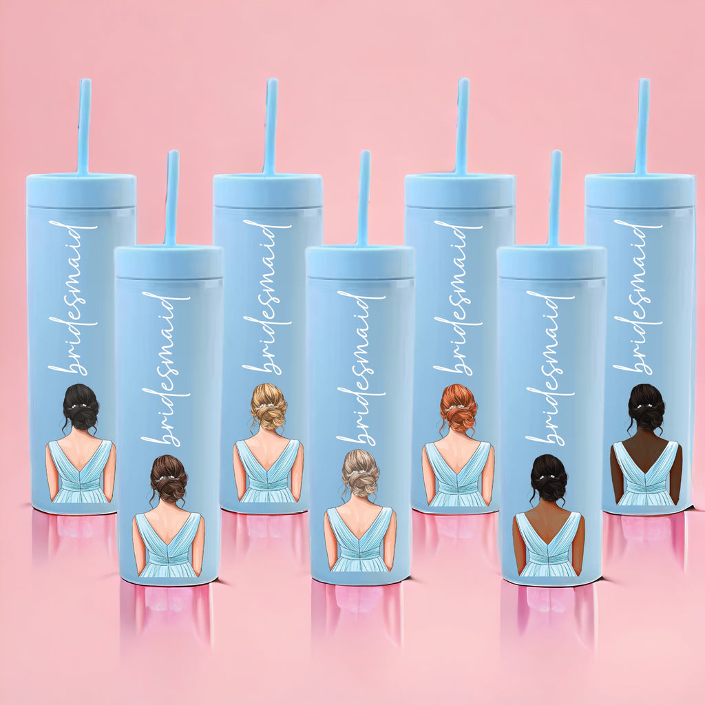 Sky Blue Dress Bridesmaid Decal