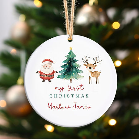 UVDTF - My First Christmas Santa, Tree & Reindeer