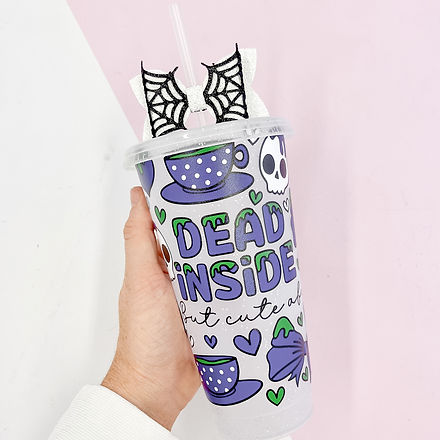 Dead Inside 24oz Cup  Wrap