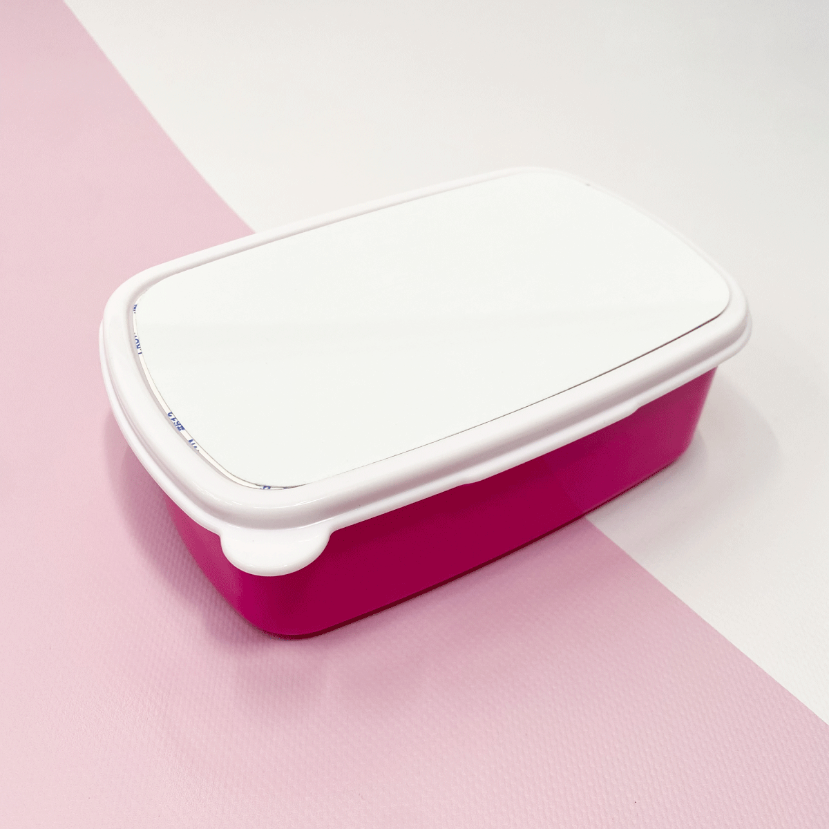 Sublimation Pink Lunch Box