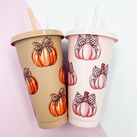 Pumpkin 24oz Cup  Wrap
