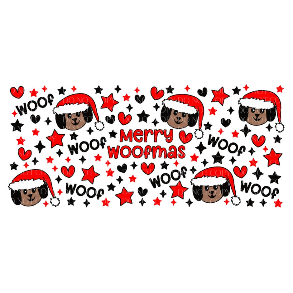 UVDTF - 16oz Merry Woofmas