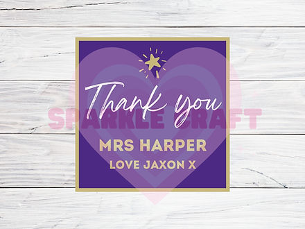 Purple Chocolate Decal