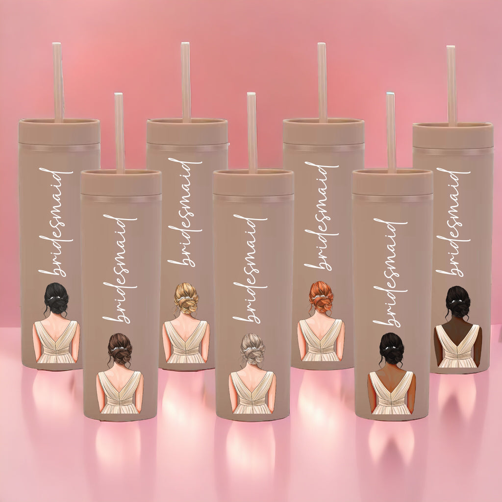 Champagne Dress Bridesmaid Decal