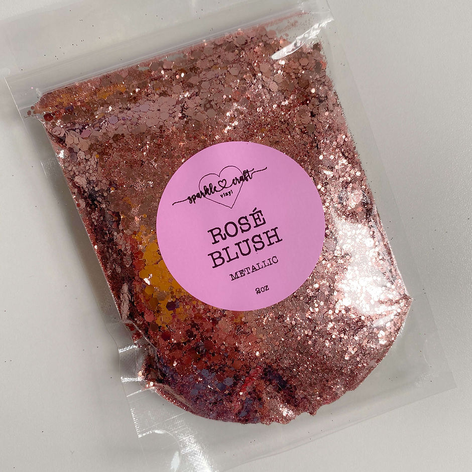 Rose Blush - Chunky Glitter Mix