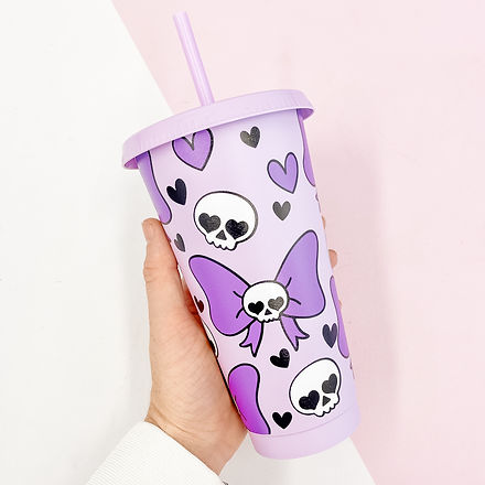 Skulls & Bows 24oz Cup  Wrap