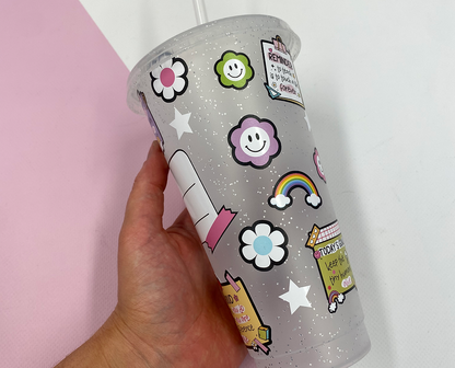 Teacher Notes 24oz Coldcup Wrap
