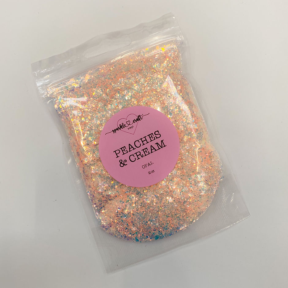 Peaches and Cream - Chunky Glitter Mix
