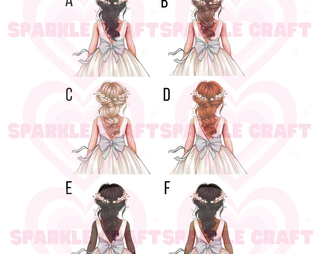 LARGE Silver Bow - Flower Girl Decal