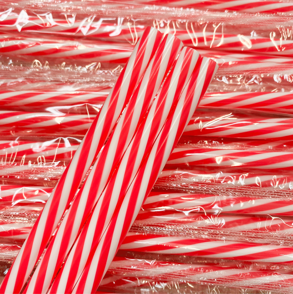 Red Stripes  Straw