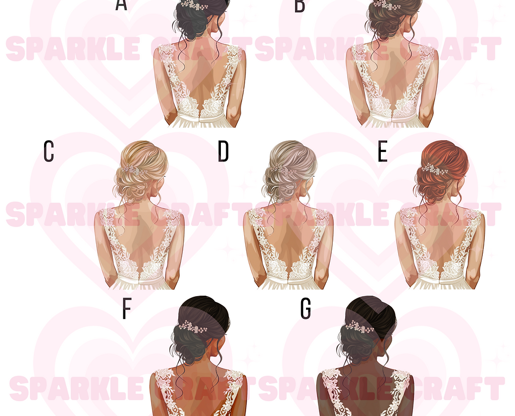 Backless Dress - Bride Decal