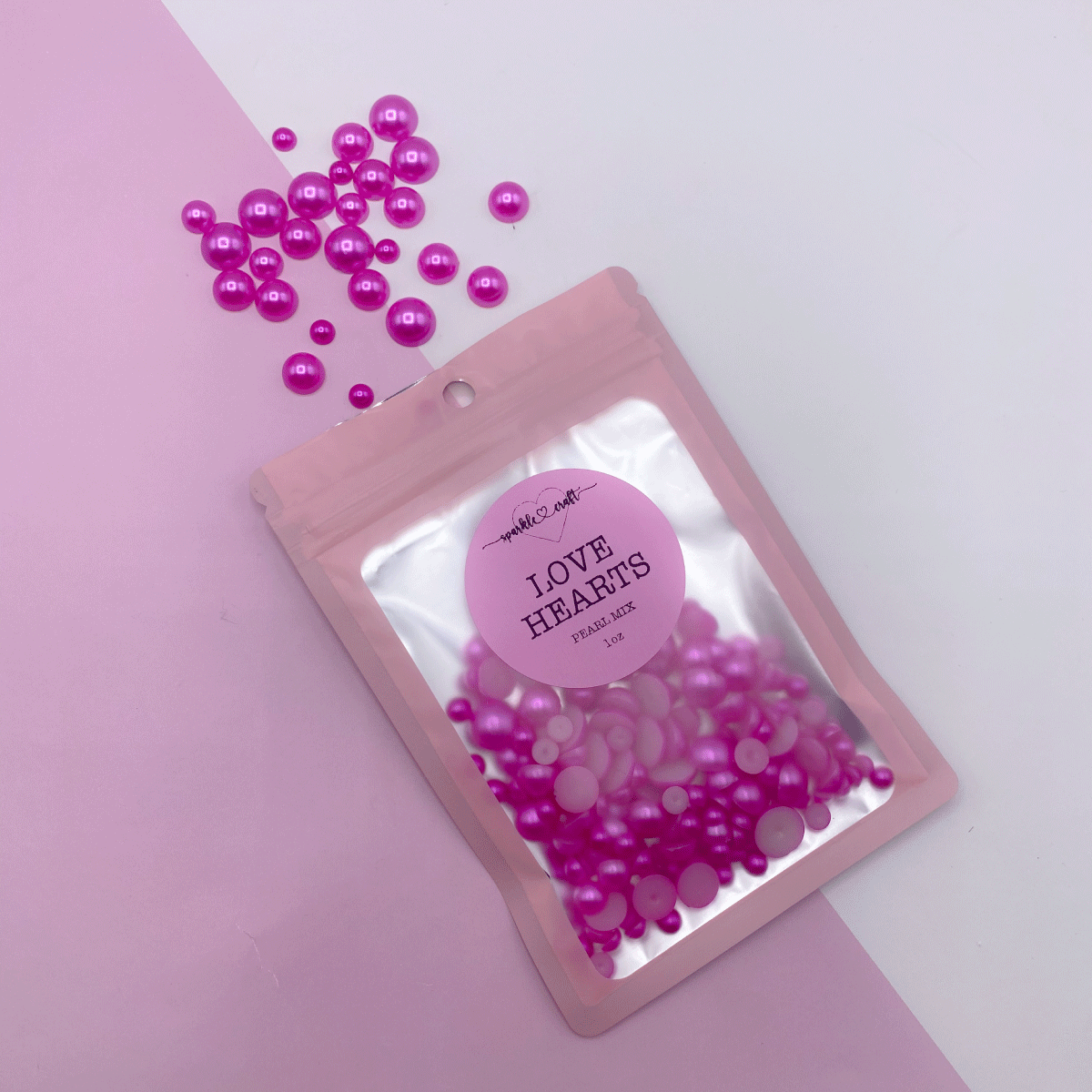 Love Hearts - Pearl Mix