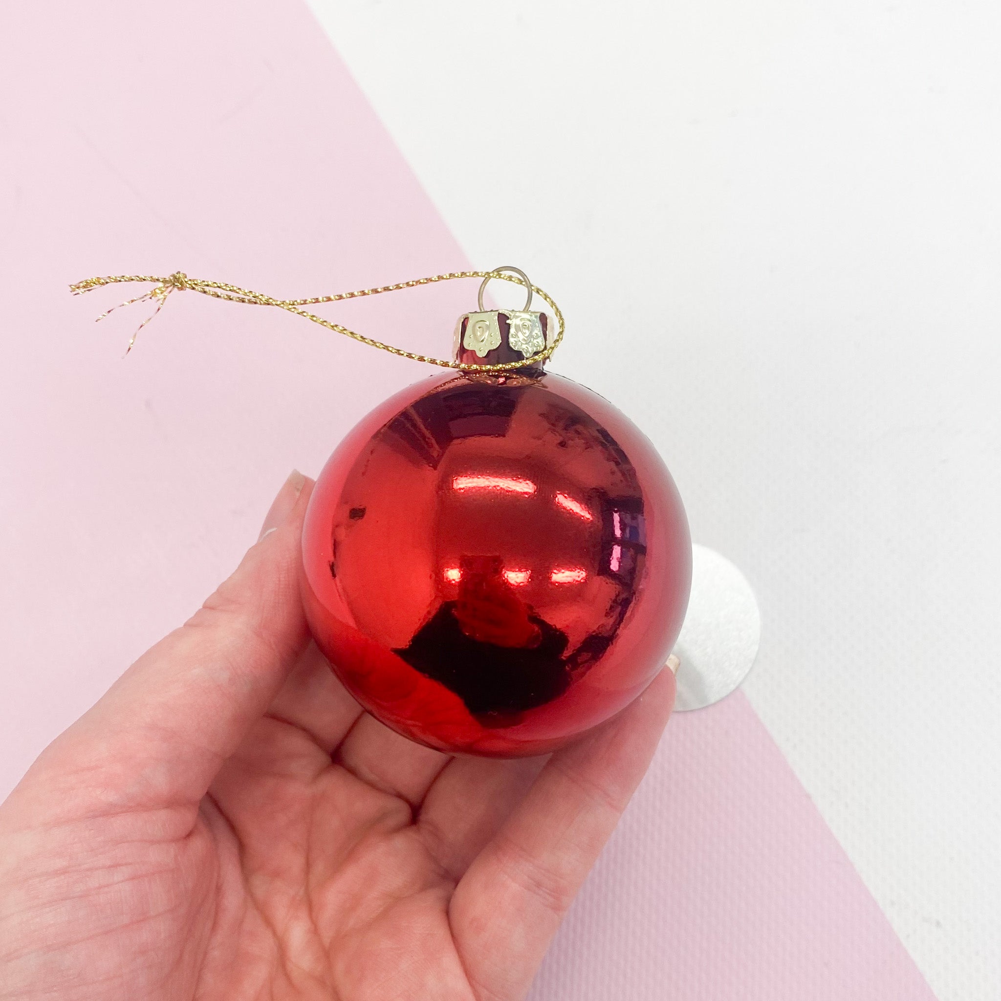Red Sublimation Bauble
