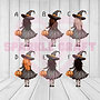 Girl Halloween Decal