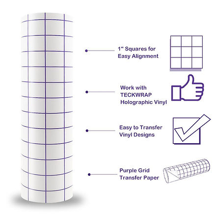 Teckwrap Purple Grid Medium Tack