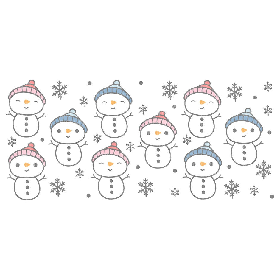 UVDTF - 16oz Snowman With Hat