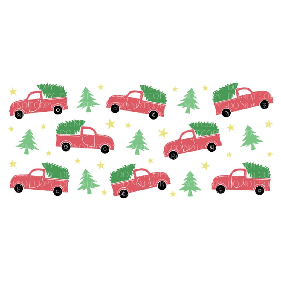 UVDTF - 16oz Christmas Truck