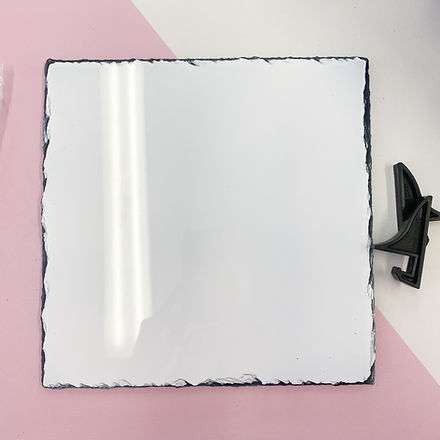 Large Square Gloss Slate